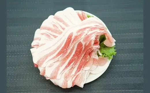 大分県産豚バラセット【うす切り】【焼肉用】（計1.5kg）