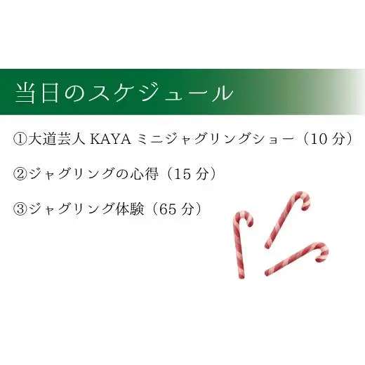 DY001【大道芸人KAYA】有名現役大道芸人直伝！ ジャグリング教室