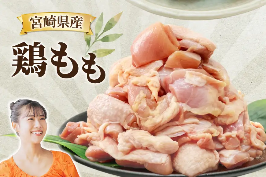 鶏肉 3回 定期便 もも 切身 340g 5袋 1.7kg 計5.1kg