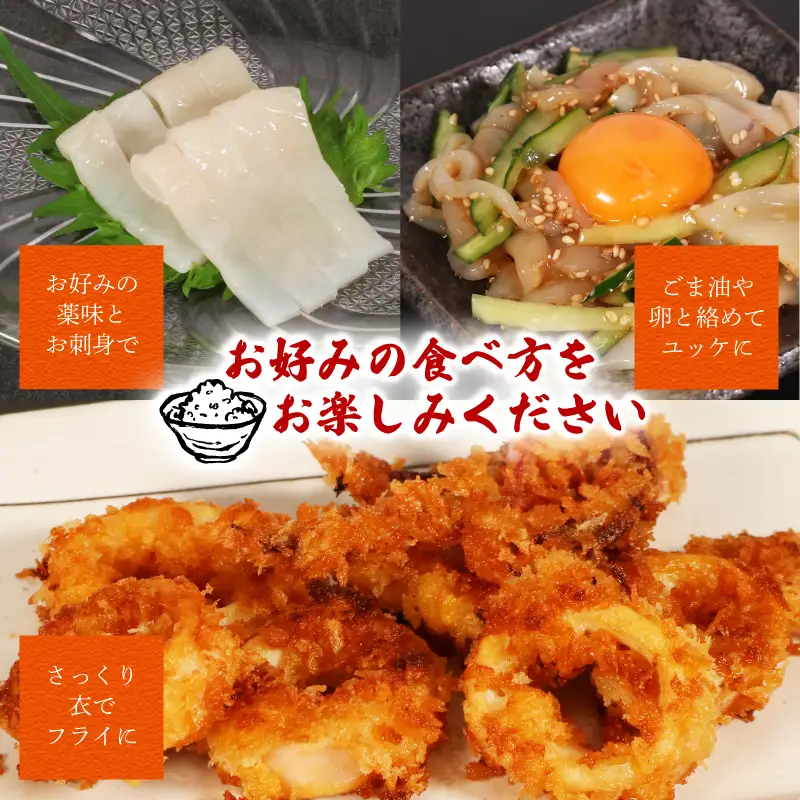 ( 冷凍 ) スルメイカ 1kg いか 魚介 海鮮 刺身 烏賊 産地直送 真空パック 三重 南伊勢町 伊勢 志摩 外湾漁業協同組合