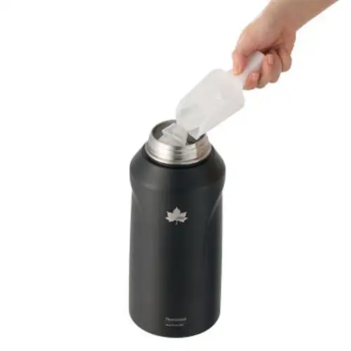 TW 真空断熱 ラージアイスドリンクボトル BK 1800ml 大容量のボトル! 81286261【1745427】