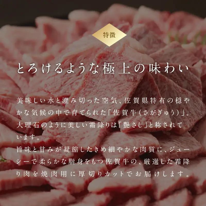 【最速配送】佐賀牛 霜降り 焼肉 2.4kg ／ 霜降り【B238】