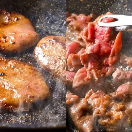 遠野の天然醸造味噌で 熟成 した 牛タン セット 合計 400g あんべ 安部商店【配送不可地域：離島】【1500051】