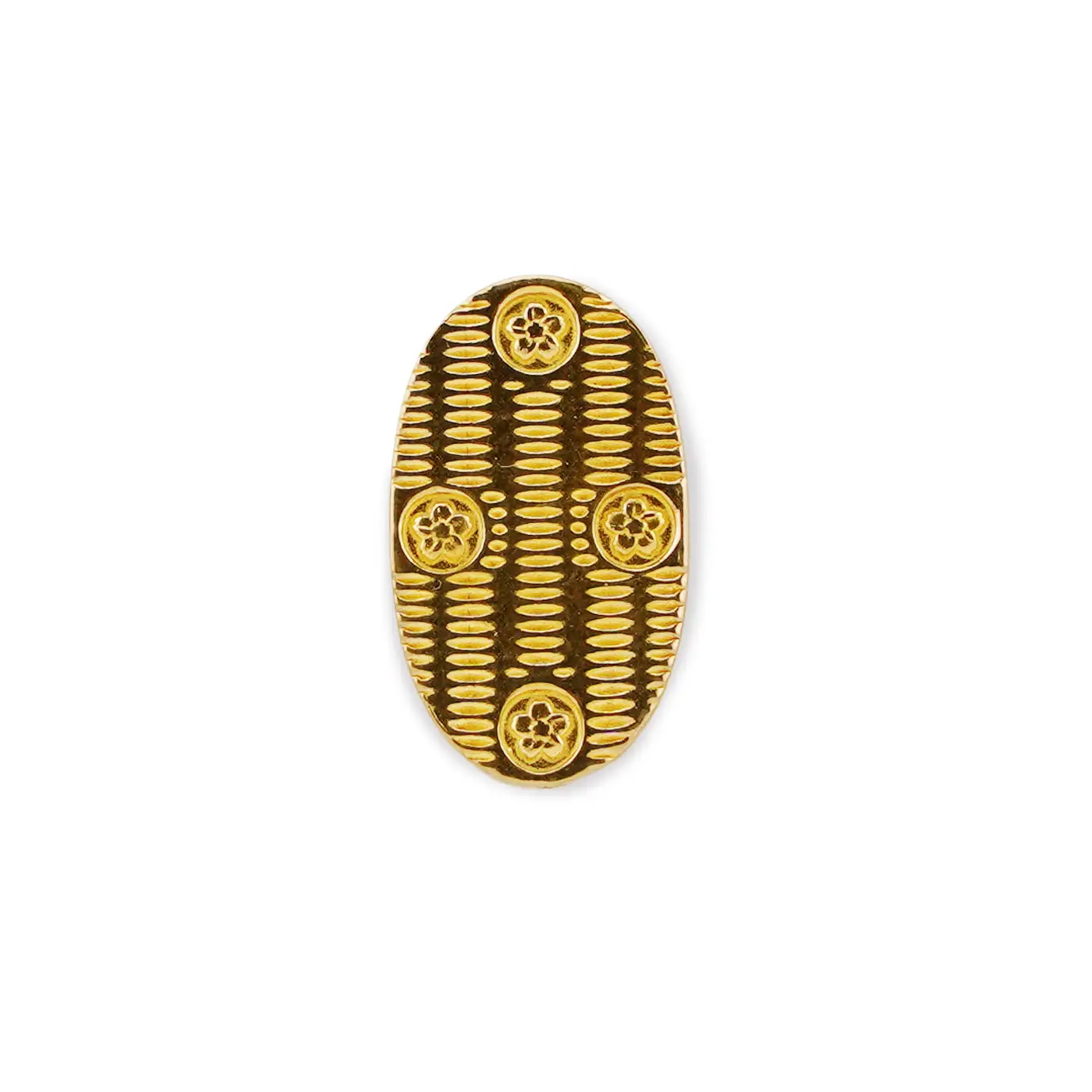 【置物】K24 純金(約2.0g)　ミニピュア(R)　約2.0g　金の小判（SH-0027）