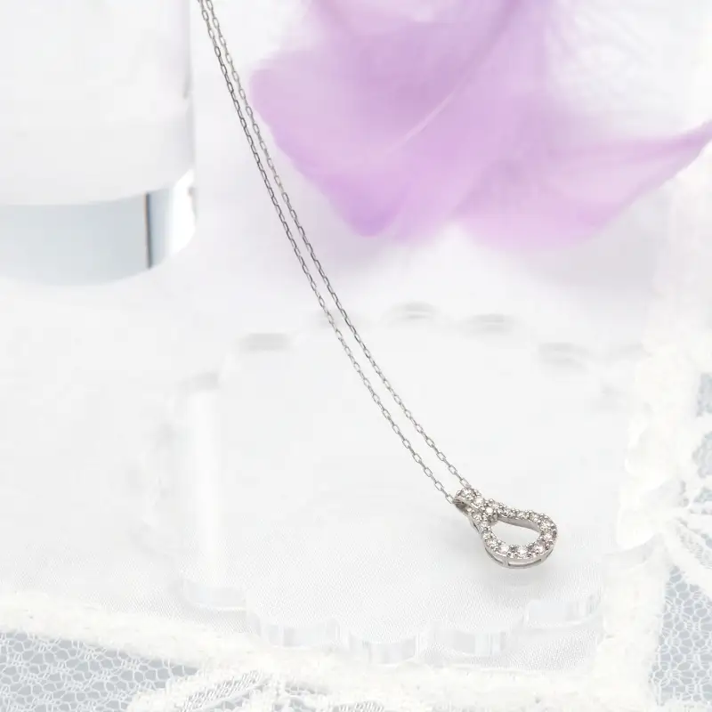 PT900/PT850 0.15ct ダイヤモンド ペンダントネックレス　FHH-019981