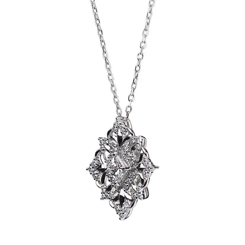 プラチナ ダイヤ トータル0.5ct 45cmペンダント PNI-316