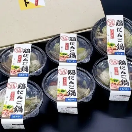 【レストラン銀河亭】生姜の効いた「 鶏だんご 鍋 」6個セット / 電子レンジ 温めるだけ 簡単調理【配送不可地域：離島】【1523494】