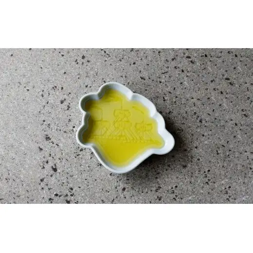 有田焼 しん窯 青花 刻（とき）の小皿 6枚 セット【ヤマト陶磁器】食器 器 うつわ 皿 小皿 醬油小皿 豆皿 取皿 青花 cn027