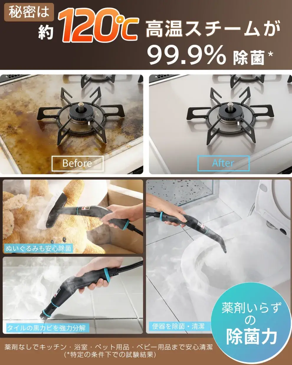 Evoveスチームクリーナー [1452]