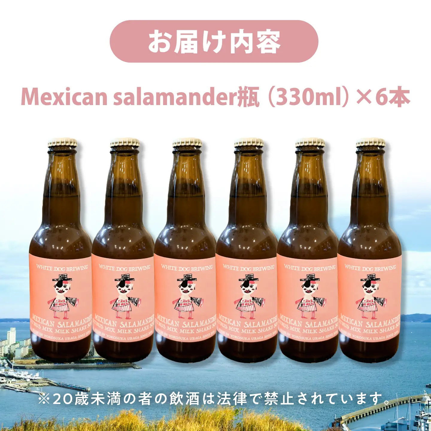 WHITE DOG BREWING クラフトビール 6本セット【Mexican salamander】【浦賀ビール合同会社】[AKHR014]