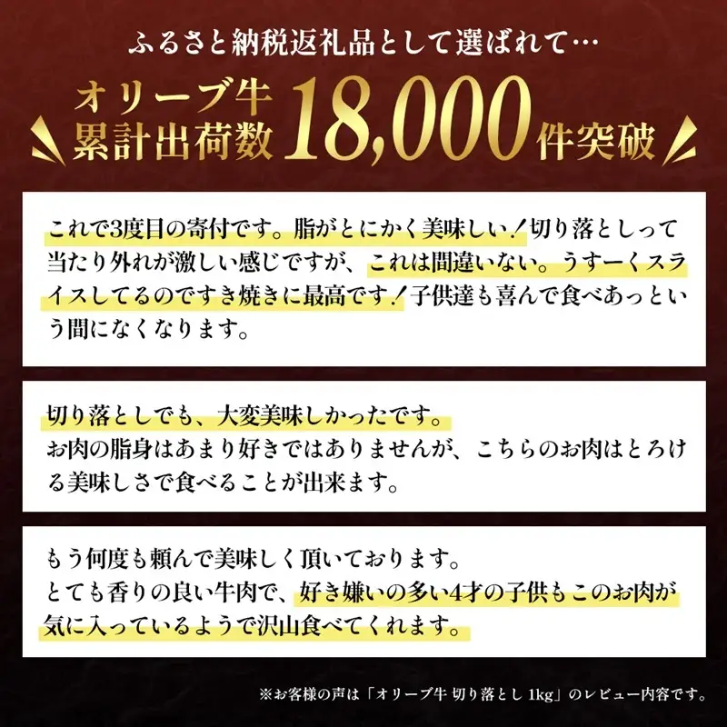 「期間限定」香川県産黒毛和牛オリーブ牛「切り落とし600g(300g×2p)」牛肉 肉 お肉 和牛 香川 香川県 東かがわ市
