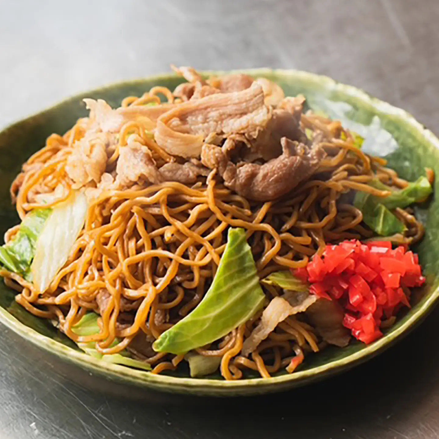 瀬戸焼そば 2食入り (つゆ付) 5個セット / 焼きそば やきそば 蒸し麺 醤油 ご当地グルメ / 山栄製麺所 / 瀬戸市[BBDS001]
