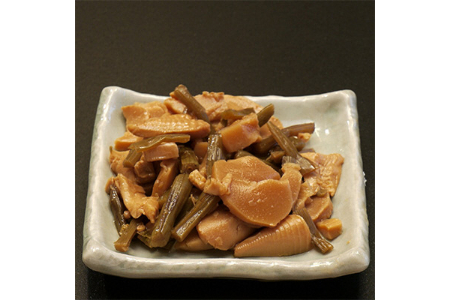 京都産 高級筍水煮缶4缶・佃煮4袋 詰合せ [0021]