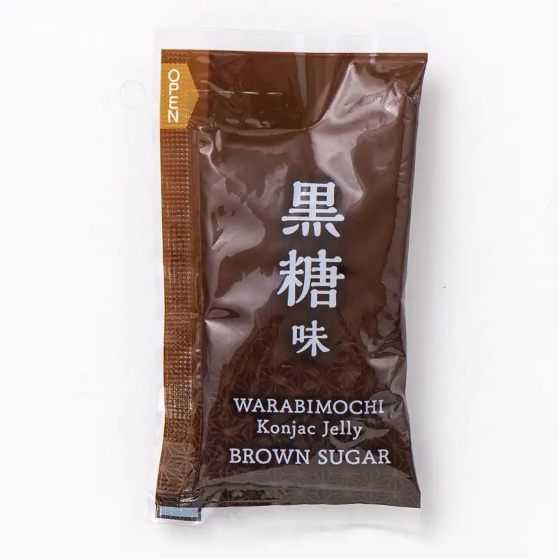 【夏季限定】 ぷるもちわらび餅風ゼリー 黒糖 (20g×6個×12袋入×1箱) F21E-560