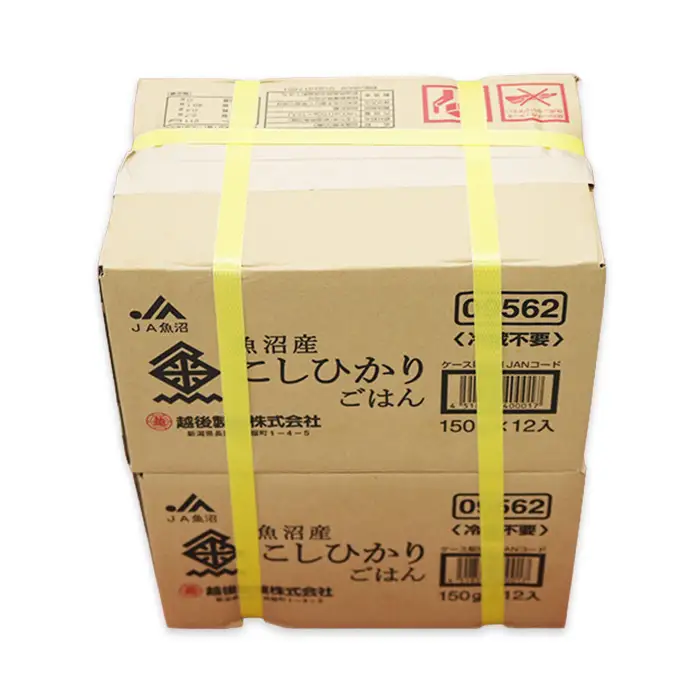 PG24A-1新潟県魚沼産コシヒカリ　パックご飯　150g×24パック