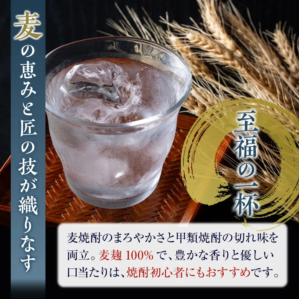 紀州の地酒　「富士白無限」ふじしろむげん《麦》25度　720ml×3本【EG05】
