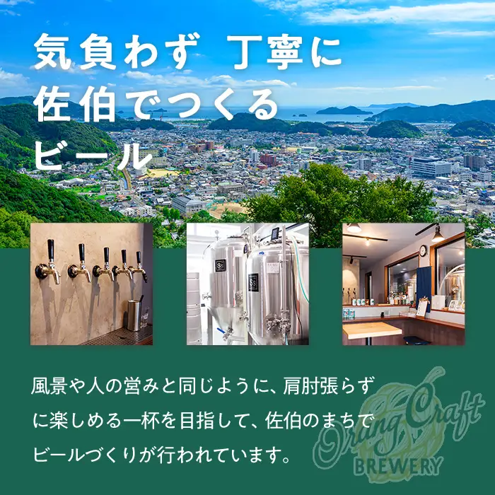 Orang Craft Brewery クラフトビール (12本セット)  ビール 地ビール ご当地 酒 パーティー アルコール 家飲み 晩酌 お試し 飲み比べ 銘柄 IPA ブルワリー ブリュワリー 大分県 佐伯市 【JM03】【尺間嶽麦酒】