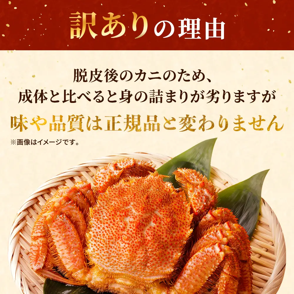 【訳あり】毛ガニ 400g以上×2杯 毛ガニ 【AF】