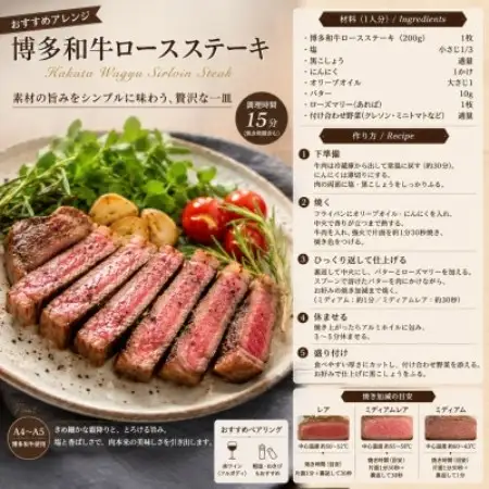 この味プレミアム!【A4～A5】博多和牛ロースステーキ　800g(200g×4枚)(大野城市)【配送不可地域：離島】【1750640】