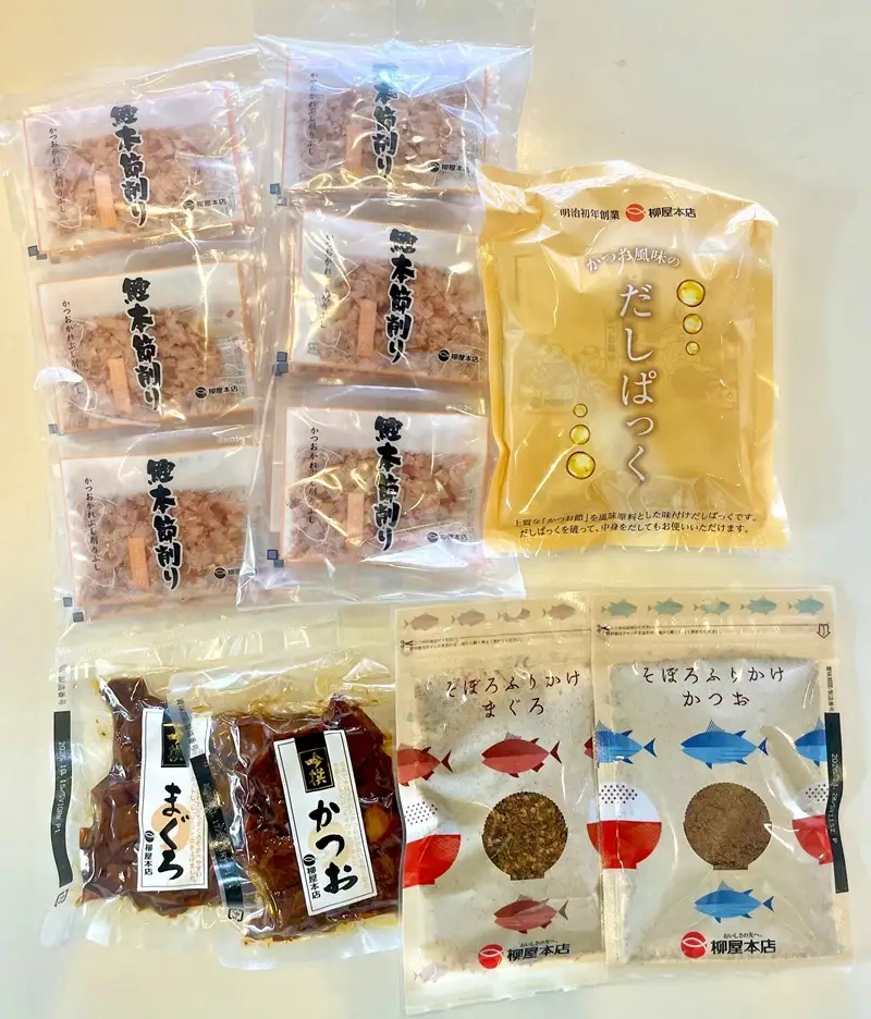 柳屋本店のご飯のお供セット　佃煮　かつお節　6種詰合せ (a14-126)