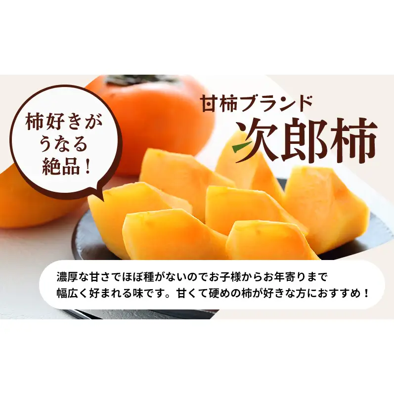 【2026年11月上旬～順次発送】訳あり テルの次郎柿 14～18玉 約3.5kg（2L～Ｍサイズ）柿 旬 家庭用 かき 果物 くだもの フルーツ 旬の果物 旬のフルーツ 秋の味覚 静岡 浜松市【配送不可：離島】