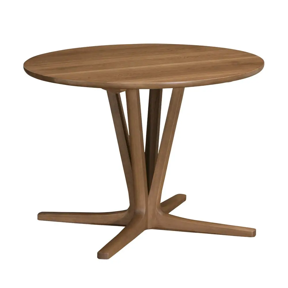カリモク家具 ダイニングテーブル／DW3901（丸1000×1000）【選べるカラー：ピュアオーク／スモークドオーク／モルトブラウン／モカブラウン】国産 オーク材