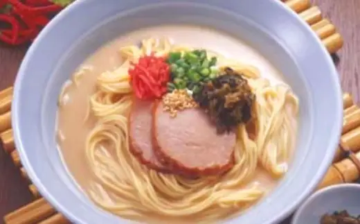 【 豚骨ラーメン 】 博多長浜ラーメン 6食入り × 4 （ 計24食 ） ラーメン らーめん 長浜ラーメン 博多ラーメン 博多 麺 豚骨 スープ 長浜 極細ストレート麺 豚骨スープ 極細麺