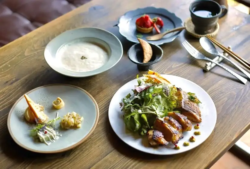 かもそう食堂　豊穣コース　ペアチケット | ランチ 発酵