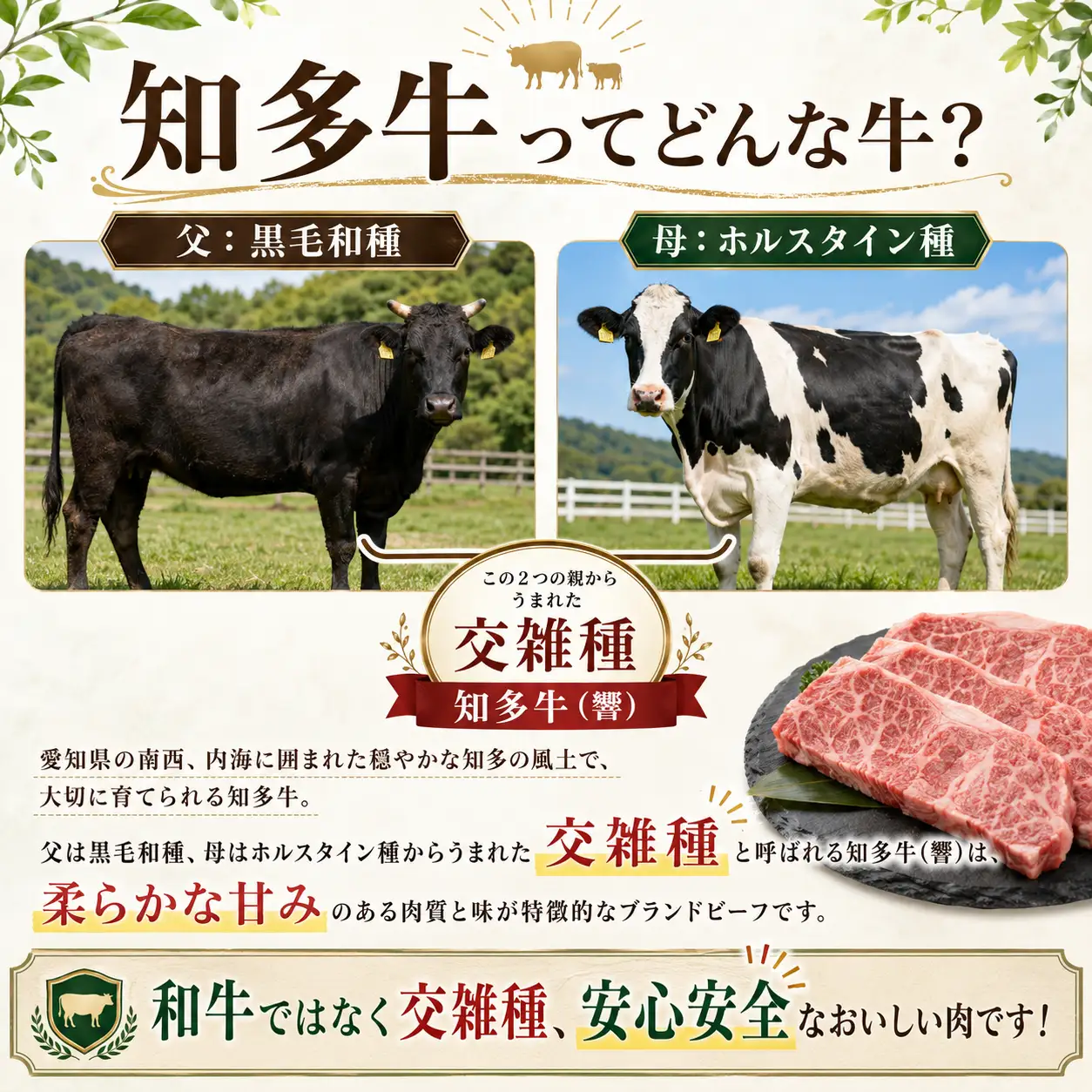 知多牛(響)モモスライス　800g | ブランド牛 国産牛│丸一精肉