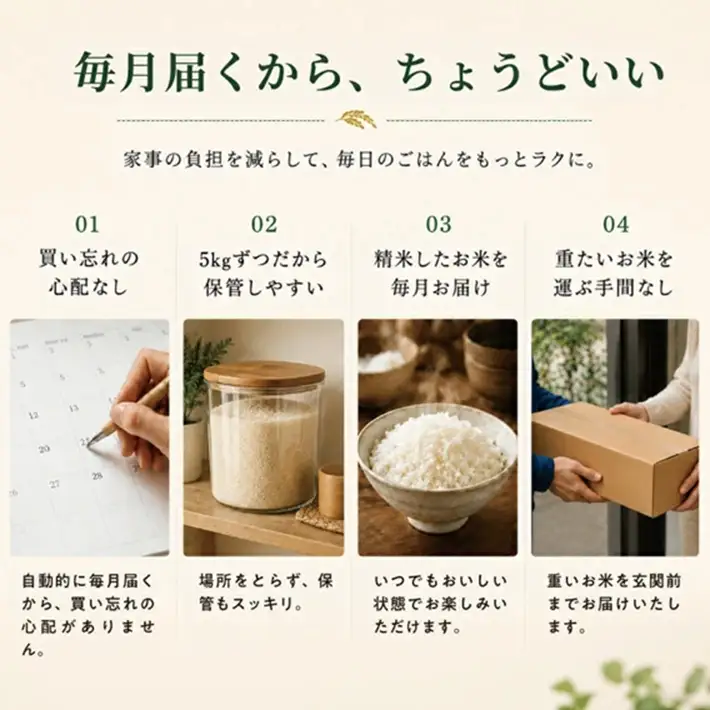 SF0375　【令和8年産 新米予約】≪6回定期便≫ 【精米】はえぬき　5kg×6回(計30kg)　「農家直送」 IN