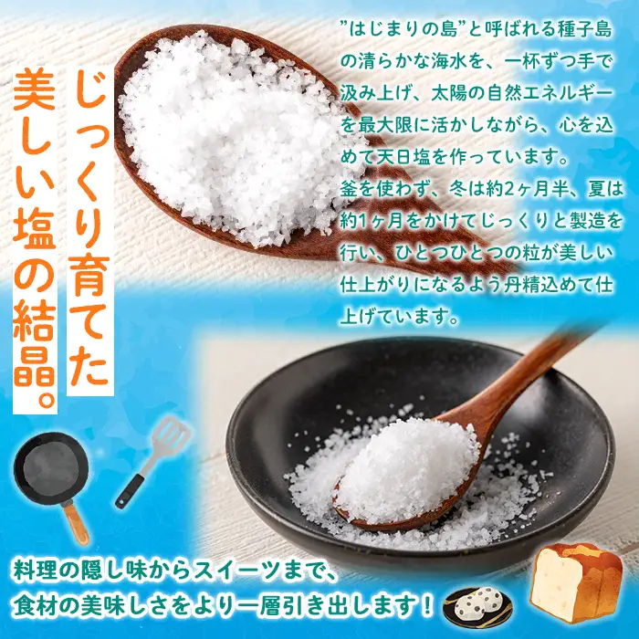 天日塩 計300g・50g × 6個 国産 ソルト 調味料 【株式会社MAOMO FOODS】n456