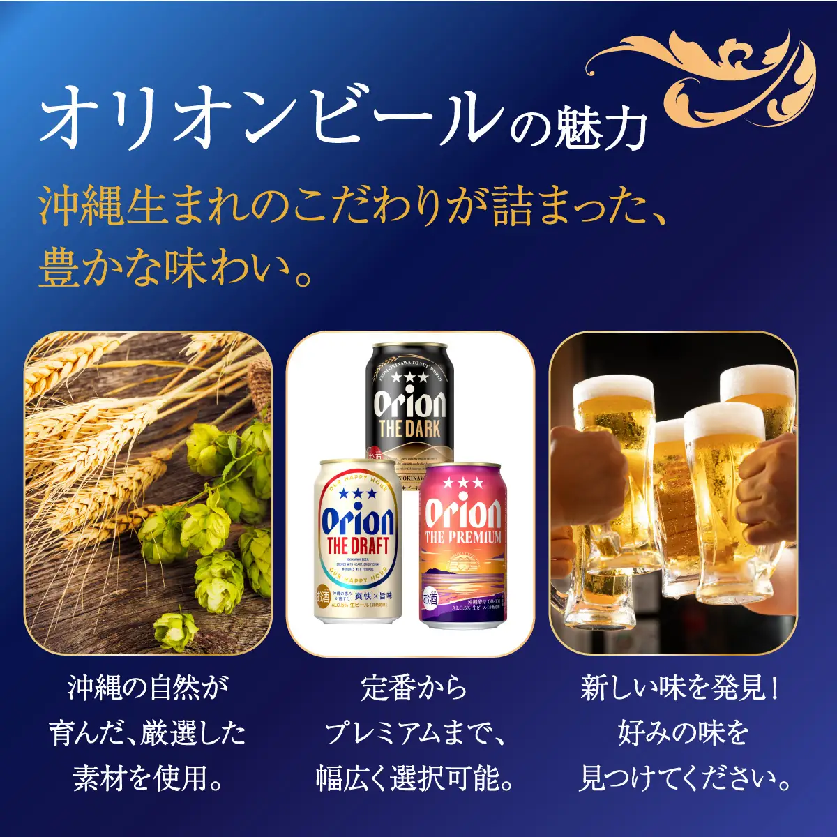 オリオンビール オリオン ザ・ドラフト化粧箱（350ml缶×12本）