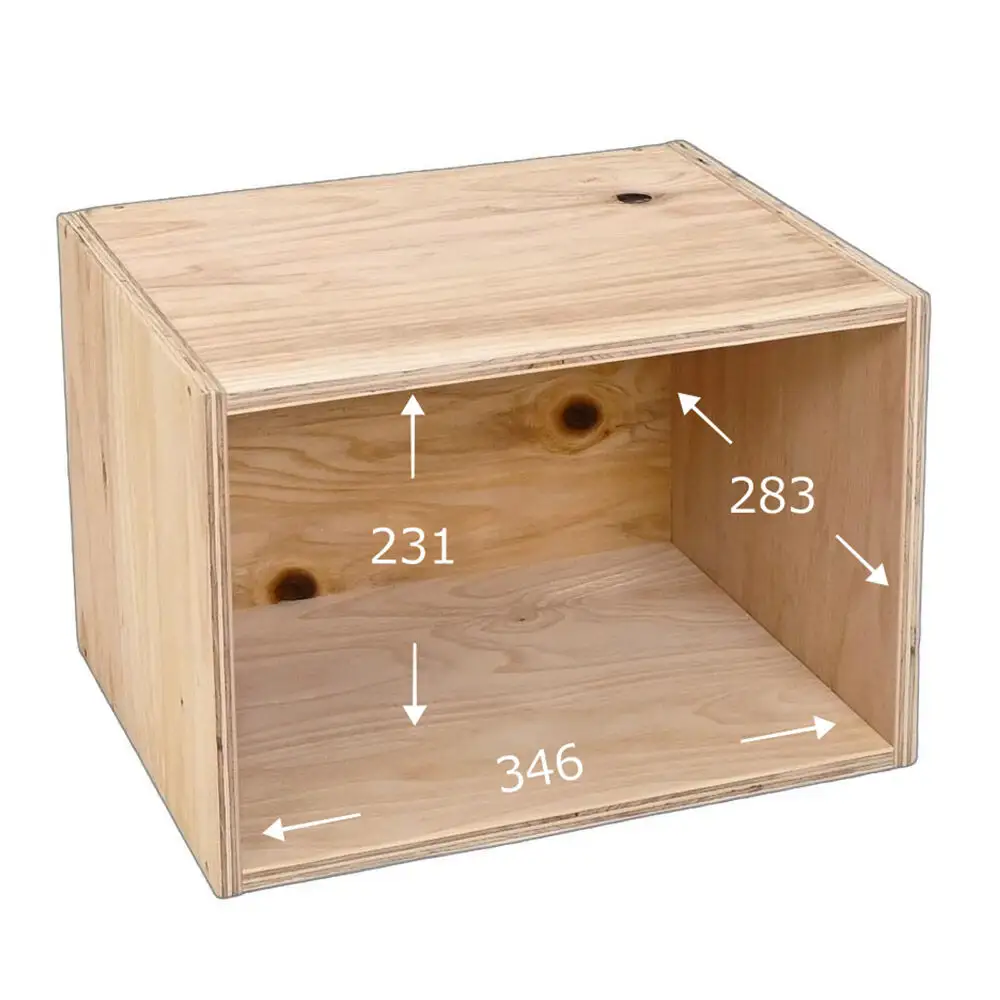 WOOD WORKS シューズボックス 3個セット【ロゴ無し】