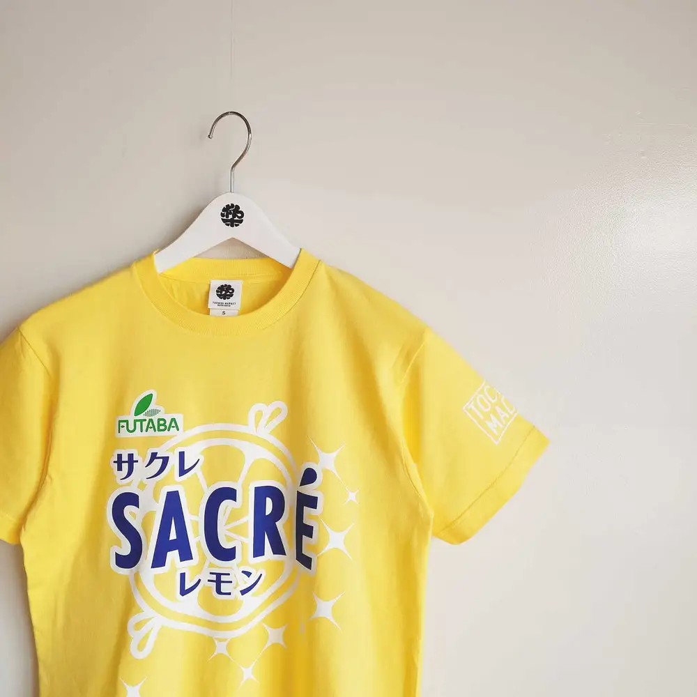 【フタバ食品コラボ】サクレレモンTシャツ | コラボ オリジナル 男女兼用 綿100% 栃木県 宇都宮市 トチギマーケット