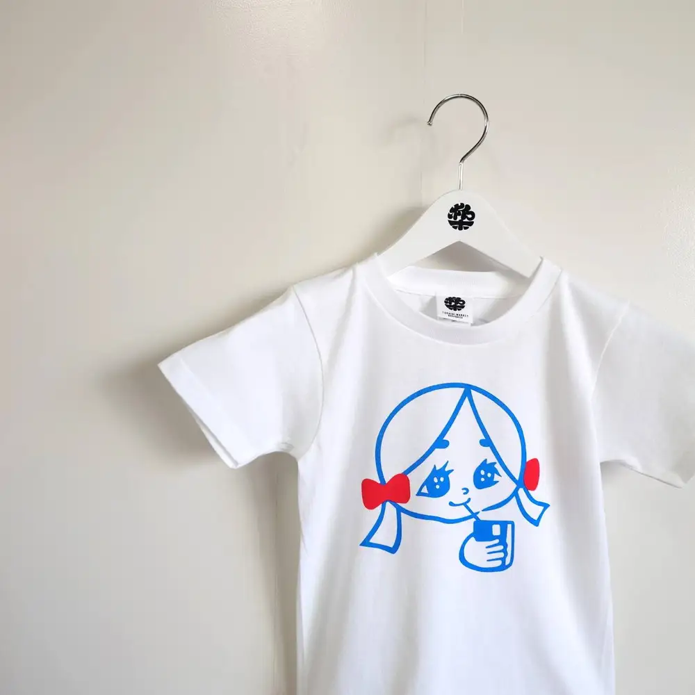 【針谷乳業コラボ】針谷乳業くるみちゃんTシャツ 子供サイズ | コラボ オリジナル キッズサイズ 綿100% 栃木県 宇都宮市 トチギマーケット