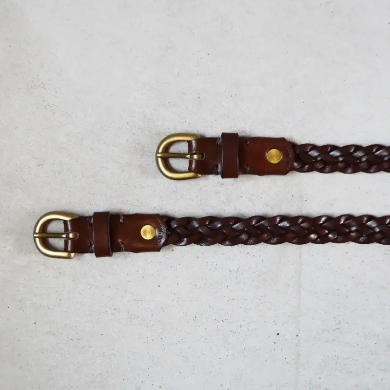 Teha’amana Mesh Belt 20mm メッシュベルト キャメル ショートサイズ