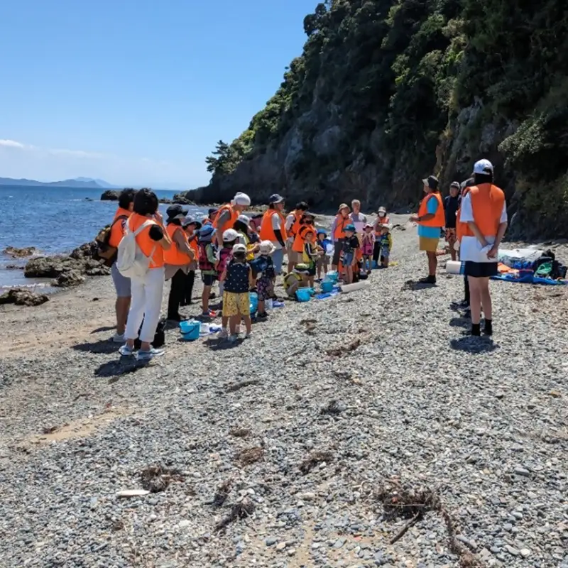 海洋体験施設うみんぐ大島 ビーチコーミング体験1名様分【(株)むなかた大島】_HA2025 体験 チケット 福岡県宗像市 宗像市 福岡 宗像