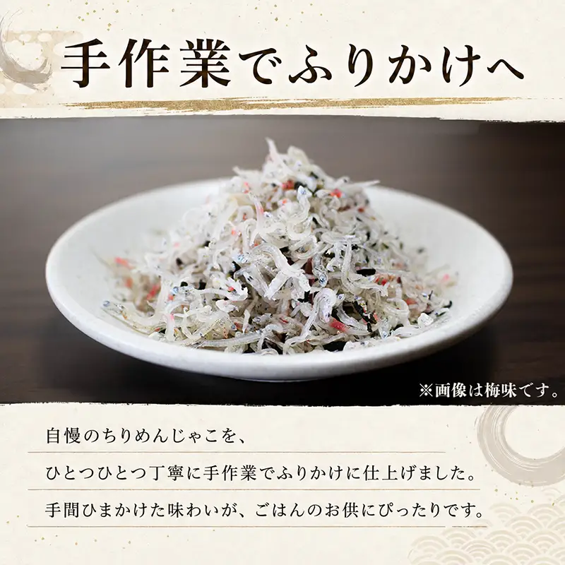 ちりめんじゃこ ふりかけ 梅 計400g 100g×4パック 南知多篠島産 大一商店 愛知県 南知多町
