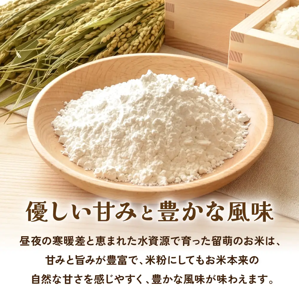 【6ヵ月定期便】北海道産 米粉 2kg （500g×4） こめ こめこ 製粉 留萌 グルテンフリー 