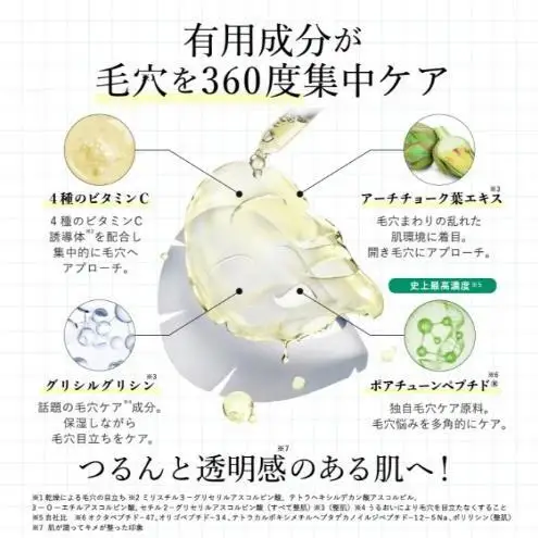 V.C. コンセントレートマスク N コスメ 美容液 フェイスマスク 毛穴ケア 集中ケア うるおい 肌あれ予防 毛穴レス 透明感 dr365 毛穴管理 自宅ケア 国産 千葉県 千葉市