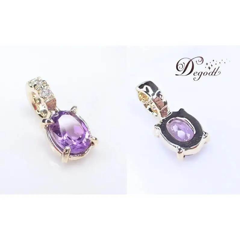 Ｄegoddデゴッド アメジストOVネックレス ネックレス 首飾り 天然石ネックレス トパーズ アクセサリー 天然石アクセサリー ジュエリー 透明 プレゼント アメジスト 紫
