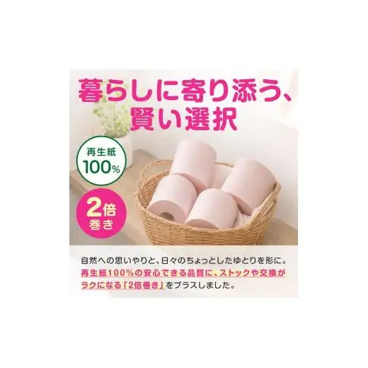 シュシュピンク 12ロール ダブル 6袋入り日用品 消耗品 新生活 備蓄 防災 生活必需品 愛媛県 四国中央市 おすすめ 数量 省スペース 安心 大容量 紙のまち 日本一 防災