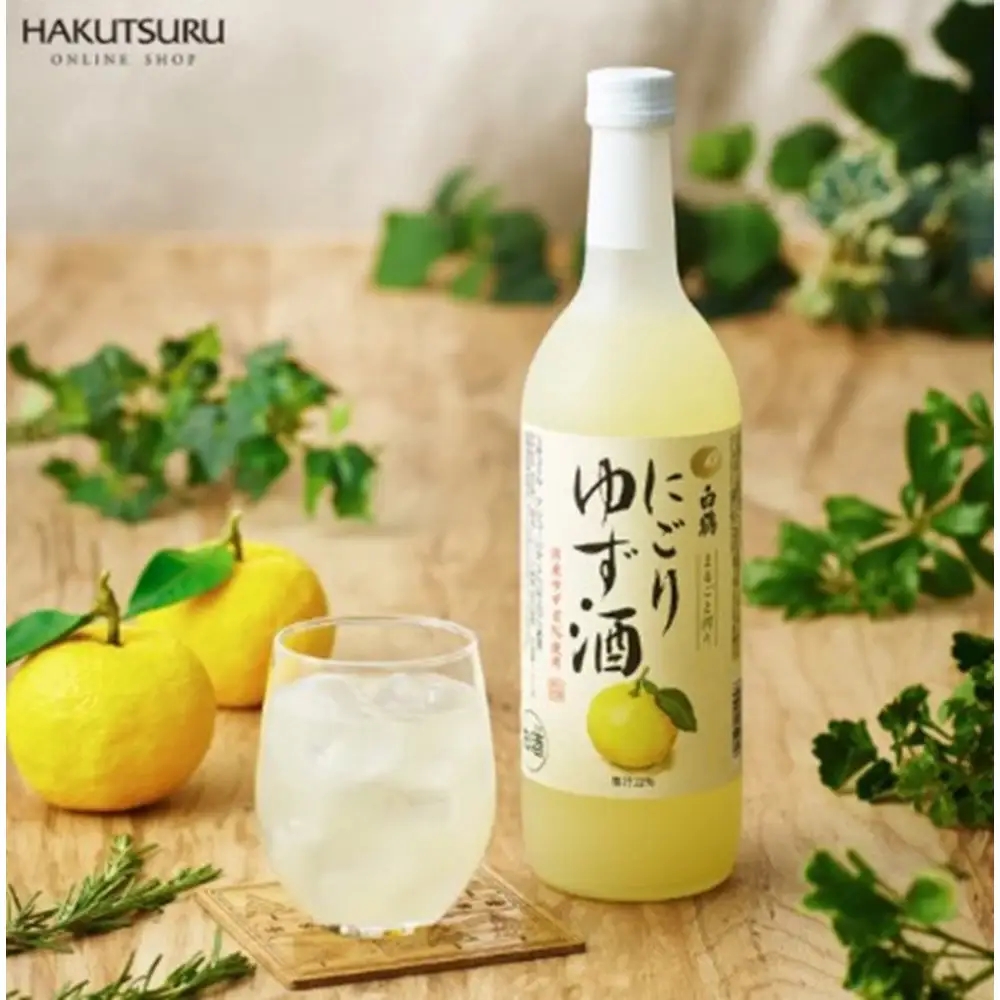 白鶴 にごりゆず酒　700ml瓶 x 6本