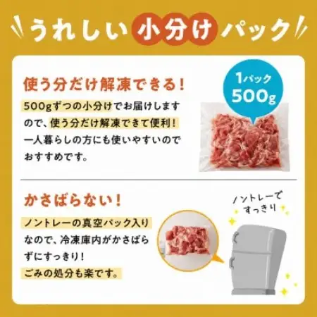 鹿児島県産豚切り落とし 2.5kg(南九州市)【配送不可地域：離島】【1754497】