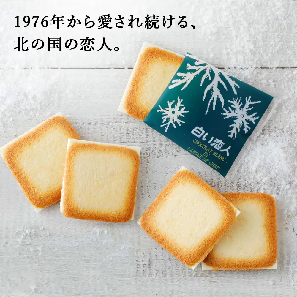 【定期便 2カ月】【白い恋人に描かれた利尻山】白い恋人（ホワイト＆ブラック）36枚缶入
