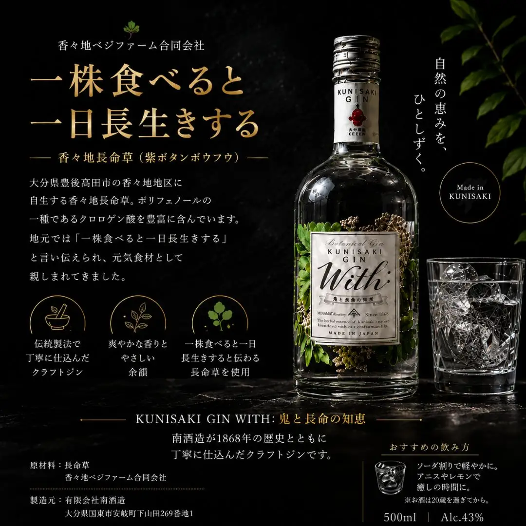 薬草クラフトジン＆豊後・米仕上牛焼肉食べ比べセット