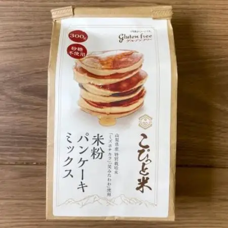 【米粉パンケーキミックス】300g×4袋　グルテンフリー　特別栽培『ミズホチカラ』『笑みたわわ』使用【配送不可地域：離島】【1746615】