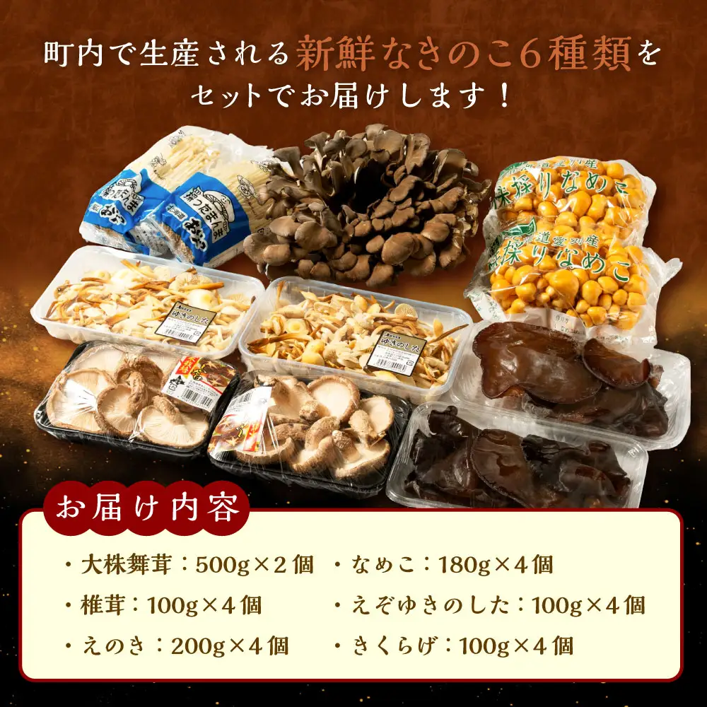 【大株まいたけ入り】きのこ詰合せ 6種類 大2セット(約3.6kg) | 野菜 きのこ