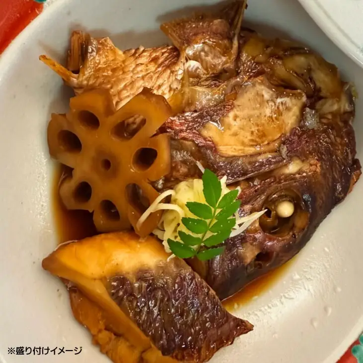【淡路島海上ホテル】恵比寿鯛のあら煮と骨蒸しの欲張りセット