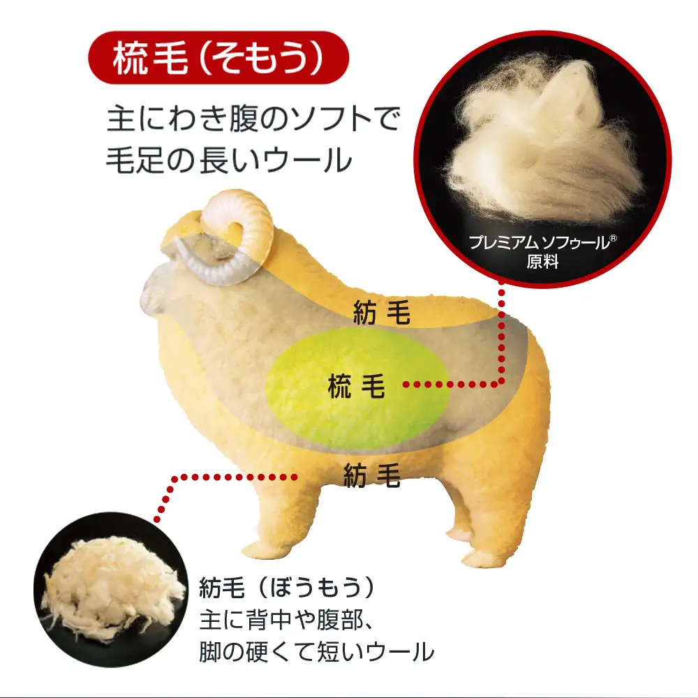 THE PREMIUM Sofwool 2 掛け毛布 シングル